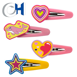 Mini Plastic Decorative Clip with colorful and cute designs label for girls Age 2 4 Years Unisex CE Certified - Product Image 1