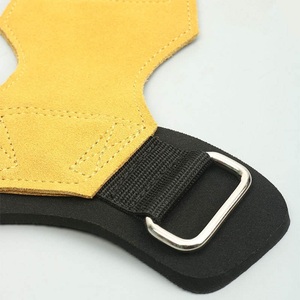 Unisex PU Full <b>Finger</b> Adjustable Wrist <b>Strap</b> Buckle Closure Non-Slip Comfortable Workout Hand Grips Gloves Gym Weightlifting - Product Image 2