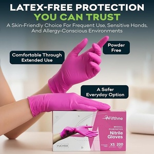Gants en nitrile jetables de qualité alimentaire pour le nettoyage de la cuisine et la manipulation des aliments - Product Image 3