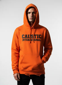 Sudadera con Capucha Vintage Personalizada para Hombre, Felpa Francesa de 400 g/m², Lavada, Estilo Urbano, 100% Algodón, OEM, Envío Directo - Product Image 2