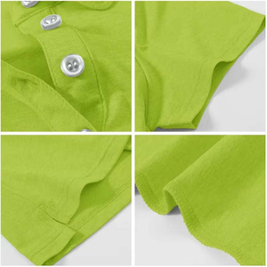 เสื้อโปโลผู้หญิงแขนสั้นปี 2026 คอปกตัดสี แฟชั่นทันสมัย ผ้าคอตตอนผสมเนื้อนุ่ม พิมพ์ลาย เหมาะสำหรับลุคธุรกิจลำลอง - Product Image 5