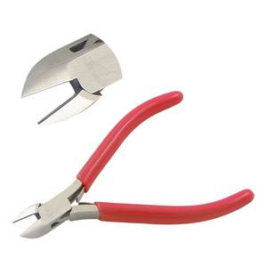 Micro coupeur latéral de 115mm avec poignées lisses en PVC et ressort pour le sertissage de la pêche Micro coupeur de ligne pour la fabrication de bijoux et l'artisanat de bricolage - Product Image 1