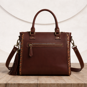 Bolso de mano de cuero de vaca con pelo para mujer, diseño de póker repujado, estilo western, bolso tote, bolso de hombro con diseño de cartas de póker, mini bolso de cuero repujado - Product Image 4