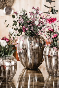 Support de pot de fleurs moderne en argent plaqué, sculpté à la main, écologique, toutes saisons, pour la décoration de jardin et de maison, style industriel - Product Image 5