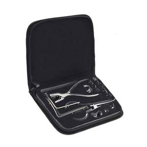 Kit de barrage en caoutchouc manuel pour la vente en gros avec instruments durables en acier inoxydable réutilisables pour la pratique dentaire - Product Image 1
