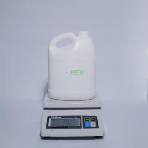 Wholesale 3.8L Custom-Shaped HDPE <b>Plastic</b> Jerry Can with Screw <b>Cap</b> for Dishwashing Liquid and Label Printing - Product Image 1