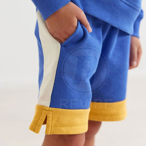 คอลเลคชั่นฤดูร้อน กางเกงขาสั้นเด็กผู้ชาย ผ้าฝ้าย 100% สวมใส่สบาย เป็นมิตรกับสิ่งแวดล้อม ระบายอากาศได้ดี น้ำหนักเบา คุณภาพสูง - Product Image 3