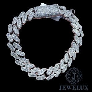 Luxury Premium Moissanite Diamond Bracelet Hip Hop Iced Out Jewelry for <b>Men</b> and Women - Product Image 2