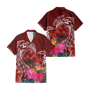 Chemise Hawaïenne Personnalisée à Imprimé Tribal Samoan Tatau, Chemises Aloha Traditionnelles Polynésiennes, Fournisseur en Gros - Product Image 4