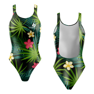 Traje de Baño Sublimado con Logotipo Personalizado, Traje de Baño de Mujer de Secado Rápido, Tejido Elástico, Traje de Baño Profesional para Entrenamiento - Product Image 1