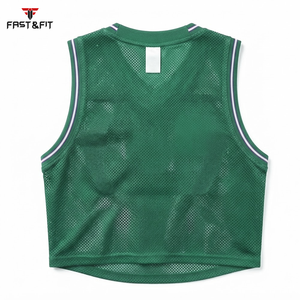 Wholesale Price New Arrivals Custom logo <b>Mesh</b> Polyester <b>Mens</b> Factory Price Breathable Plain Dyed <b>Men</b> Sports <b>Mesh</b> Tank <b>Top</b> - Product Image 5