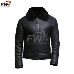 Chaquetas de Cuero Suave Estilo Urbano Personalizadas de Primera Calidad, Nuevas, al por Mayor, con Cierre y Revestimiento, Estilo Vintage para Invierno - Product Image 1