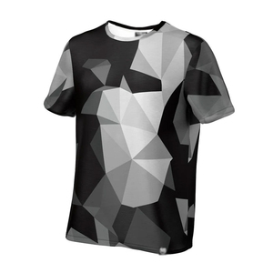 T-shirt pour homme tendance, imprimé en 3D par sublimation, avec motifs créatifs sur toute la surface, coupe ample, 100% polyester - Product Image 3