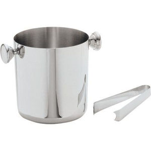 Durable Stainless Steel Ice Bucket With Handle Lid And <b>Matching</b> Tongs Capacity Insulated Container With Airtight Lid & Tongs - Product Image 3