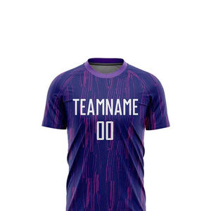 Uniforme de Fútbol Unisex de Alta Calidad para Hombre, Transpirable, de Manga Corta, Estampado, para Verano, Venta al Por Mayor - Product Image 4