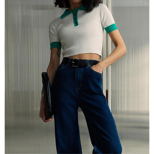 เสื้อผ้าผู้หญิง ARTIZ INTERNATIONAL ขายส่ง - เสื้อเชิ้ตผ้าฝ้ายถัก 100% ระบายอากาศ แห้งเร็ว แขนสั้น ชุดลำลองสำหรับเล่นกีฬา - Product Image 6