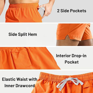 Pantalones Cortos Deportivos para Hombre, Cómodos para Todo el Día, Secado Rápido, Ligeros, Transpirables, Elásticos y Versátiles - Product Image 3