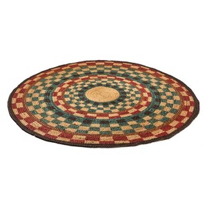 Modern Eco-Friendly 100% Solid Jute Rug Natural Printed Design Machine Made Washable Non-Slip Medium Pile Stain Resistant Dirt - Product Image 2