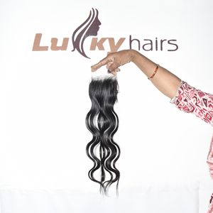 ผมแท้จากอินเดียแบบ HD Closure Bodywave คุณภาพดี ราคาส่งถูกพิเศษ ผมเวอร์จินธรรมชาติจากบราซิล - Product Image 1