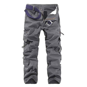 กางเกงคาร์โก้ผู้ชายสไตล์สตรีทแวร์ลำลองพิมพ์โลโก้ได้ หลายกระเป๋า ผ้าฝ้าย 100% แห้งเร็ว ขายส่งจากโรงงาน - Product Image 5