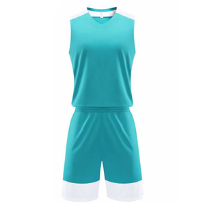 Uniformes de baloncesto de diseño moderno, conjunto de ropa deportiva con logotipo personalizado, uniforme de baloncesto de color sólido para entrenamiento - Product Image 5