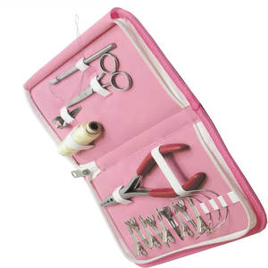 Kit d'outils pour extensions capillaires en plastique, ensemble d'installation et de retrait avec pinces, peignes et pincettes, kit d'outils robustes pour extensions capillaires - Product Image 5