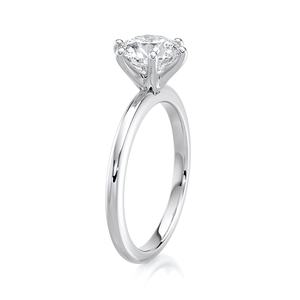 Anillo de Compromiso y Boda con Diamante Cultivado en Laboratorio, 1.50 CT, Oro Sólido de 14K, Chapado en Rodio, Certificado IGI, Corte Brillante, Seis Puntas - Product Image 3