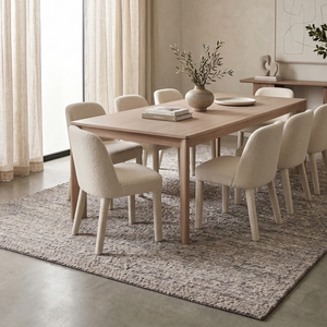 DECORDEC Wool Stone Mosaic Taupe Grey Hand <b>Tufted</b> <b>Rug</b> Modern Abstract Textured Area Carpet Non-Slip Eco-Friendly for Living Room - Product Image 3