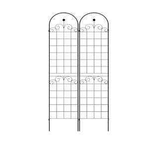 En Oferta: Enrejado de Jardín de Metal Negro para Rosas, Uvas, Glicinias y Plantas Trepadoras, Diseño Cuadrado, Tamaño y Forma Personalizables - Product Image 6