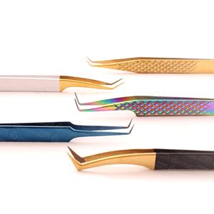 Tip size fine pointed <b>pick</b> <b>up</b> thin lashes 0.1mm to 0.3mm ideal for isolating or placing individual lashes accurately - Product Image 1