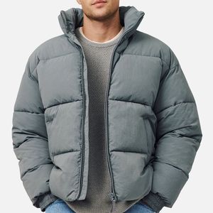 Unisex Winter Warm Polyester Bubble Jacket Cropped Heavy Weight Casual Windproof Eco-Friendly Custom Wholesale - Product Image 1