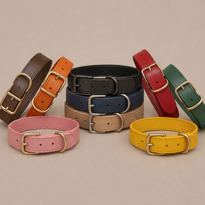 Collar de Cuero Genuino para Perro con Logotipo Personalizado, Venta al Por Mayor, Fabricante de Collares para Mascotas, Servicio OEM ODM para Propietarios de Marcas de Mascotas - Product Image 6