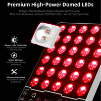 Nueva Terapia de Luz Roja para la Piel de las Manos, Luz LED Púrpura para el Rostro, Tratamiento Facial con Luz Azul, Suministro de Fábrica