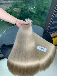 Tendance Couleur # 8C En Vrac Droite Extension De Cheveux En Gros Prix 50cm Brut Vietnamien Humain De Luxe Qualité - Product Image 3