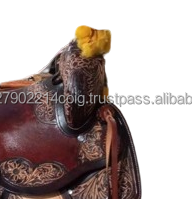 Selle Western Barrel billycook de qualité supérieure nouveau design disponible à bas prix produits de course de chevaux d'Inde - Product Image 3