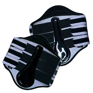 High Demand Premium Fine <b>Quilted</b> Silver Gray Glitter Fabric Customizable Dressage Saddle Pad 6-Piece Set 18mm Foam Filled Equine - Product Image 6