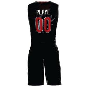 Uniformes de Baloncesto Blancos y Negros con Impresión por Sublimación, Diseño Personalizado, Conjuntos de Camisetas de Baloncesto para Hombre - Product Image 2