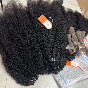 Venta al por mayor 12A Grado Birmano Rizado Extensiones de Cabello Humano Larga Duración Saludable Crudo Vietnamita - Product Image 1