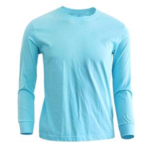 T-shirt à manches longues en modal et polyester blanc pour homme, fabrication OEM, sublimation, t-shirt vierge pour impression personnalisée - Product Image 6