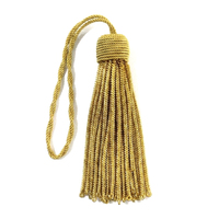 Cordon à franges torsadé en bouillon d'or, fait main, écologique, durable et léger