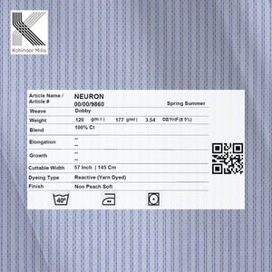 Tela de Camisa 100% Algodón Teñida en Hilo de Fábrica, Tejido de Rayas Verticales, Tela de Verano para Camisas - Product Image 4