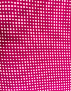 Lovely Gingham Check Cosmetic <b>Bag</b> With Ruffle Zipper Closure Multi-Function Makeup Organizer Cotton Fabric Medium Size - Product Image 3