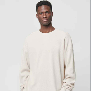 T-shirt thermique à manches longues pour homme, couche de base chaude, col rond, haut décontracté d'hiver - Product Image 4