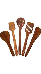 Accesorios de Cocina Ecológicos, Cucharas de Madera para Mezclar y Cocinar, Cucharas Japonesas de Madera con Mango Largo para Servir Sopa, al por Mayor - Product Image 4