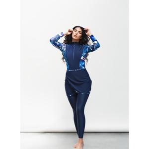 ชุดว่ายน้ำอิสลามสำหรับผู้หญิง ดีไซน์ใหม่ ปิดมิดชิด ป้องกันรังสียูวี ระบายอากาศได้ดี ไซส์ใหญ่ บุรกินี - Product Image 5