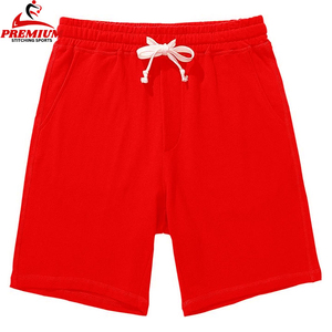 Pantalones cortos informales de verano para hombre, pantalones cortos de cintura media con cintura elástica, pantalones cortos holgados de algodón transpirable de color sólido para hombre - Product Image 6