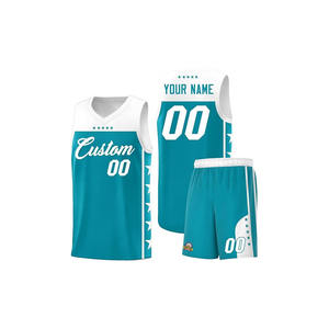 Maillot de basket-ball personnalisé de haute qualité, uniforme imprimé avec le nom du joueur/du club et le numéro, sans manches, 100% polyester, séchage rapide - Product Image 6