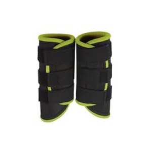 Bottes de brossage pleine grandeur en cuir PU et fausse fourrure, légères et respirantes, pour l'équitation et l'équipement équestre - Product Image 1