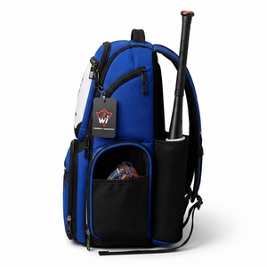 Baseball Bag High Capacity Equipment Storage Bag Built For Baseball Players <b>Coaches</b> Teams And Tournament Travel With Multiple - Product Image 2