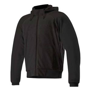 Sudadera con capucha para motocicleta para hombre, softshell, transpirable, impermeable, con cremallera completa, forro polar ligero, estilo oversize - Product Image 2